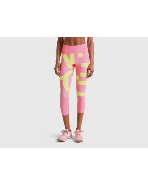 Benetton Black Benetton, Logoed Sports Leggings
