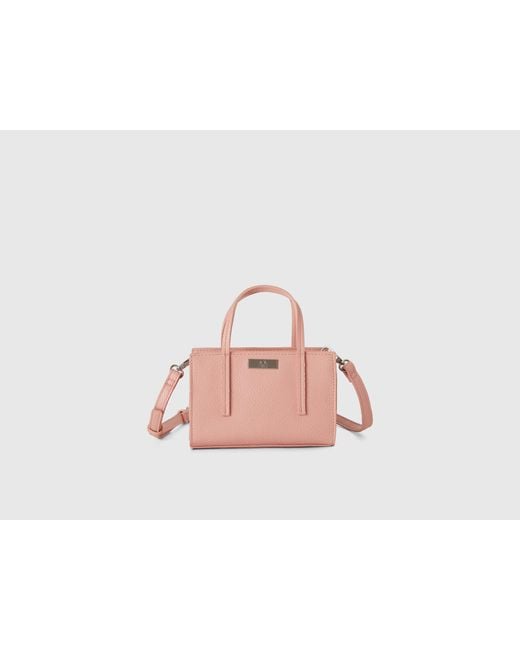 Benetton, Bolso Rectangular Pequeño, Talla, Rosa Pastel, Mujer Benetton de color Black