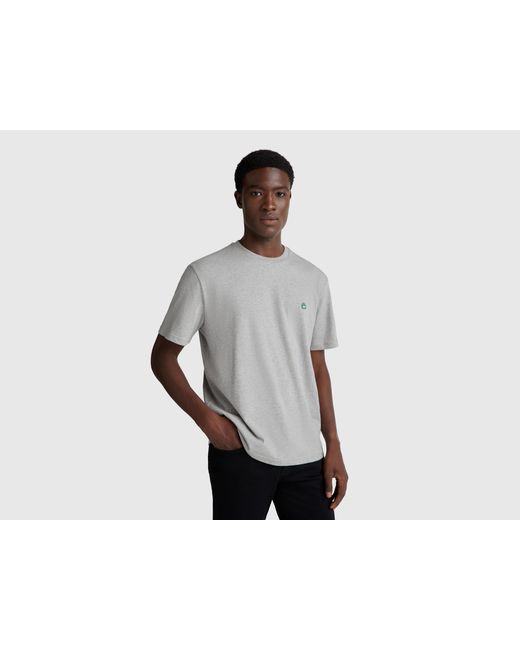 Benetton Black Benetton, Basic Cotton T-Shirt for men