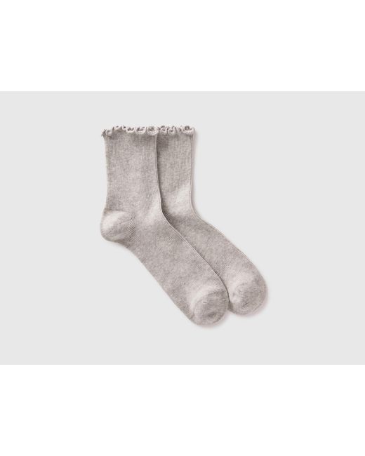 Benetton Black Benetton, Ribbed Socks