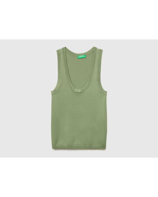 Benetton Green Benetton, Knitted Tank Top