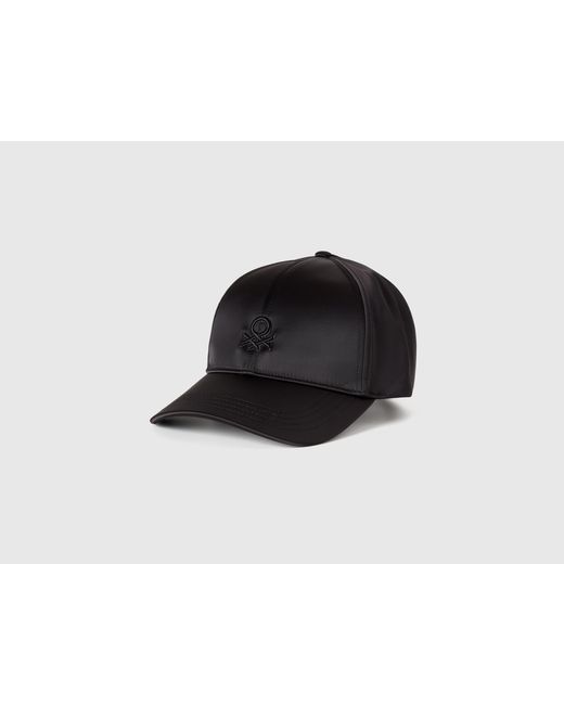 Benetton Black Benetton, Satin Look Baseball Cap