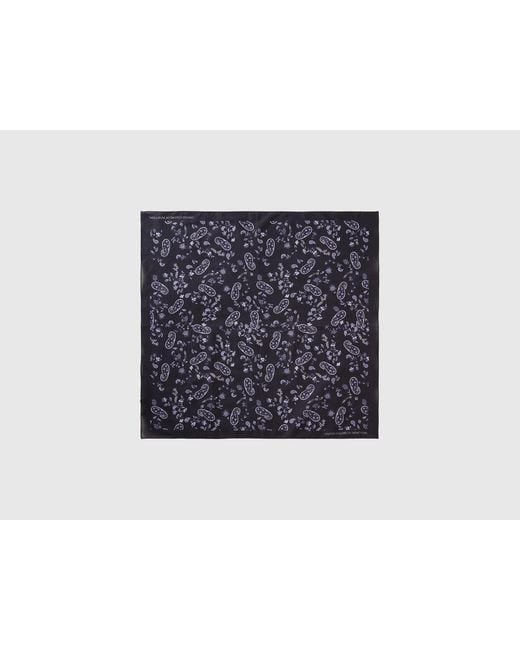 Benetton Black Benetton, Paisley Print Bandana for men