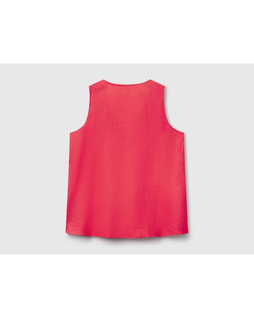Benetton Red Benetton, Sleeveless Blouse