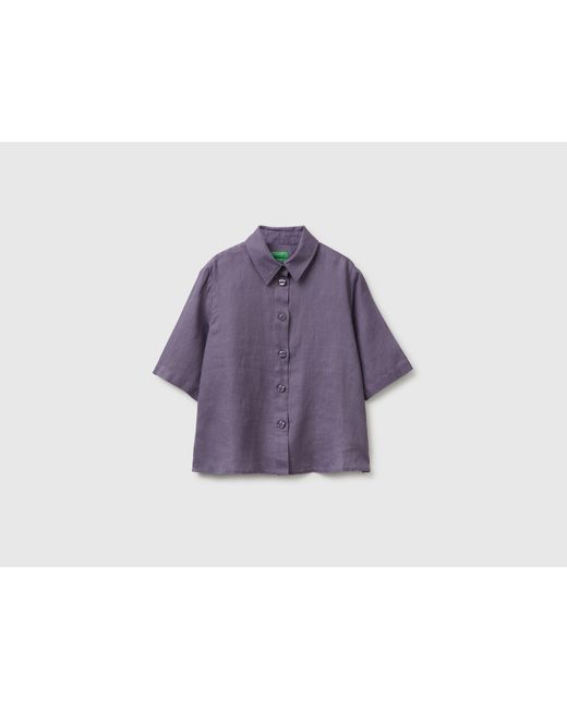 Benetton Purple Benetton, Short Shirt