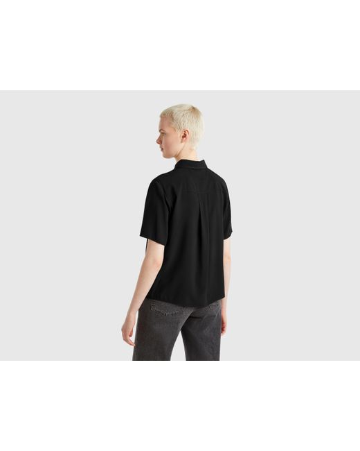 Benetton Black Benetton, 3/4 Sleeve Shirt