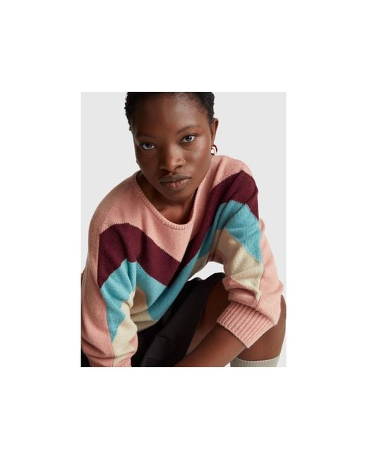 Benetton Black Benetton, Sweater With Stranger Things Inlay