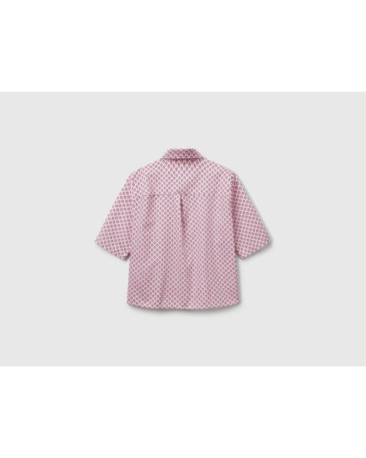 Benetton Black Benetton, Patterned Shirt