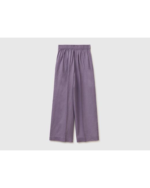Benetton Purple Benetton, Palazzo Trousers