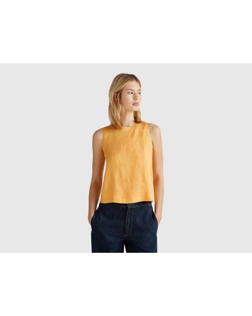 Benetton Blue Benetton, Sleeveless Top