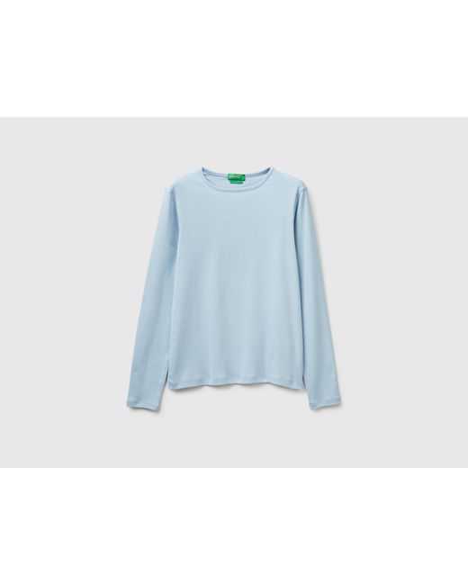 Benetton Blue Benetton, Slim Fit Long Sleeve T-Shirt