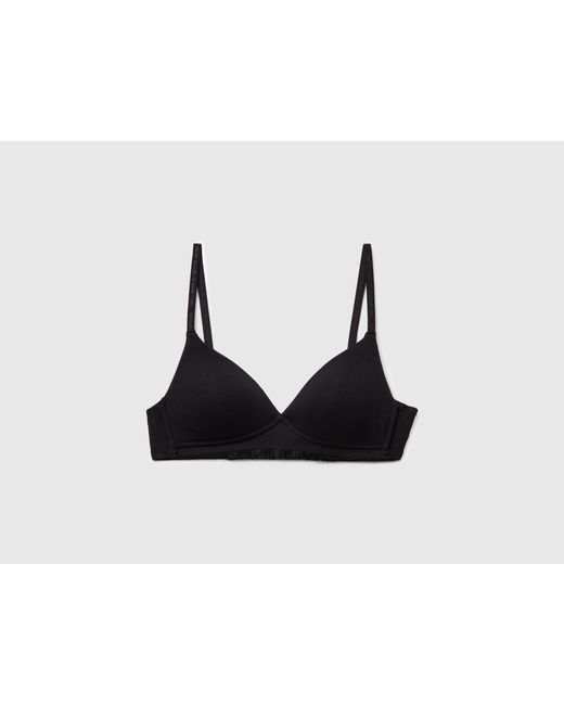 Benetton Black Benetton, Padded Cotton Bra