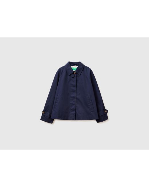 Benetton Blue Benetton, Short Trench Coat
