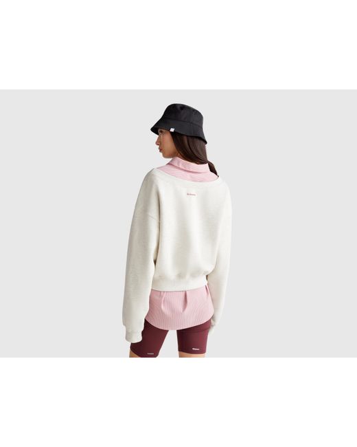 Benetton Black Benetton, Sweatshirt With Boat Neck