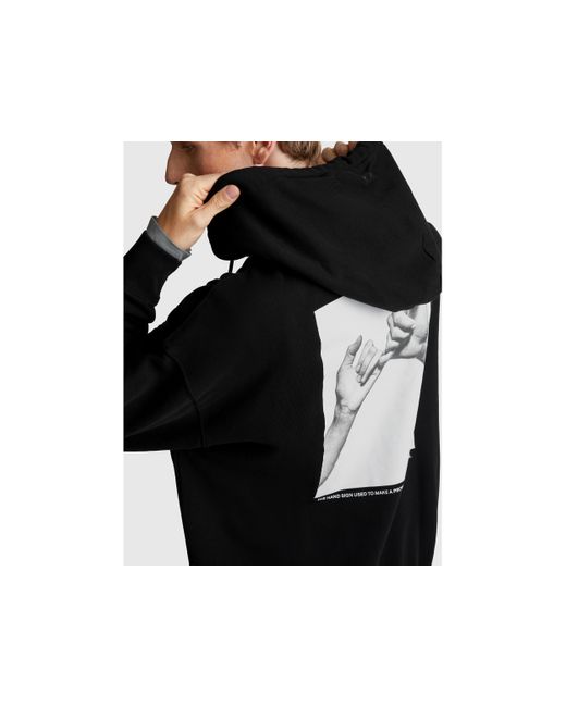 Benetton, Sudadera Con Estampado, Talla, Negro, Hombre Benetton de hombre de color Black