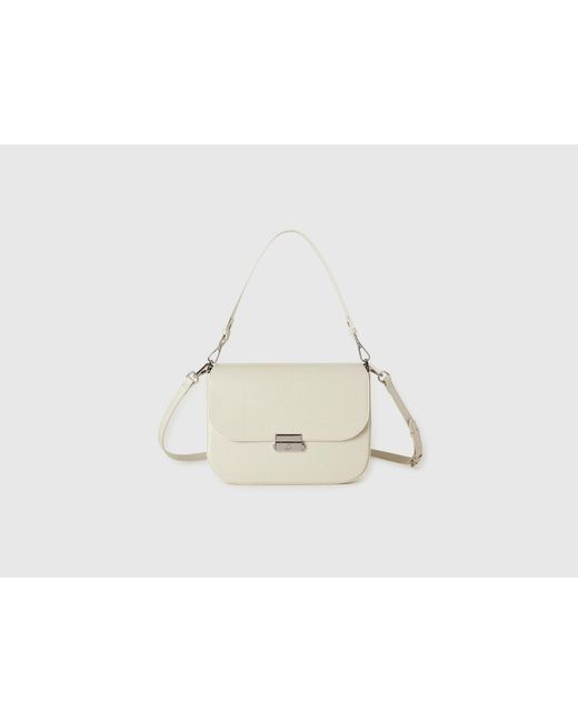 Benetton Black Benetton, Large Cream Be Bag With Coconut Print