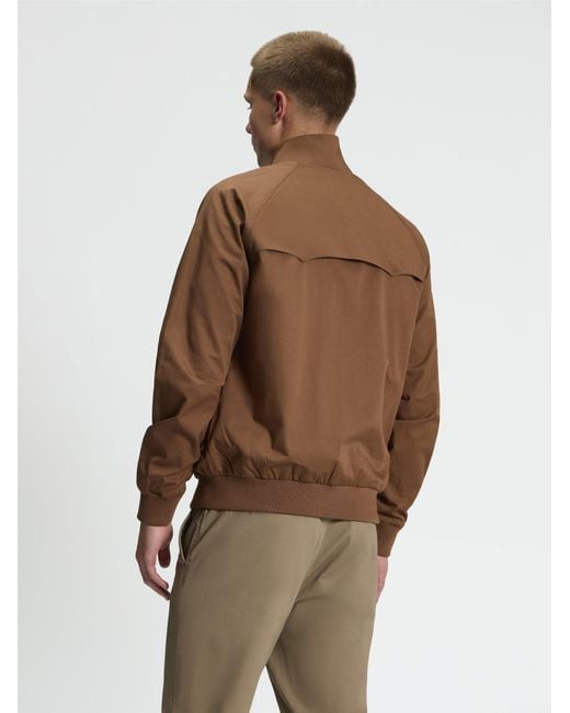 Ben Sherman Signature Harrington Jacket In Brown for men
