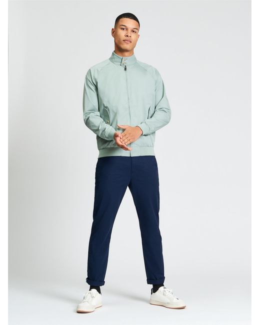 Ben Sherman Gray Signature Harrington In Sage for men