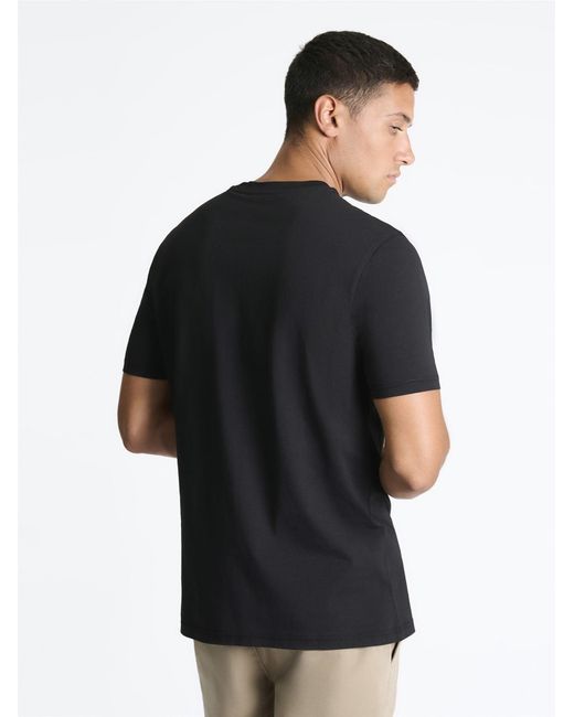 Ben Sherman Chest Embroidery Tee In Black for men