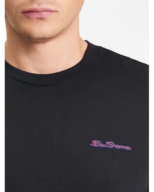 Ben Sherman Signature Logo Tee In Black for men