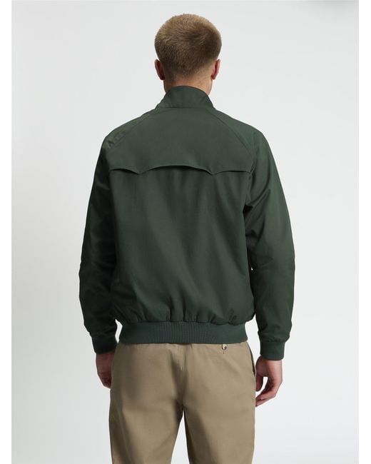 Ben Sherman Signature Harrington Jacket In Bottle Green for men
