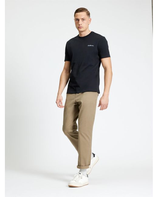 Ben Sherman Short Sleeve Signature Tshirt In Black for men