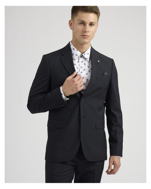 Ben Sherman Blue Soho Suit for men