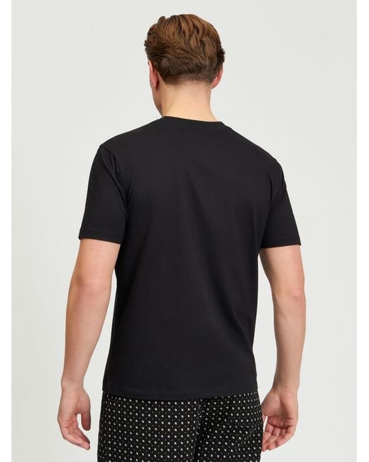 Ben Sherman Short Sleeve Jersey Tee In Black for men