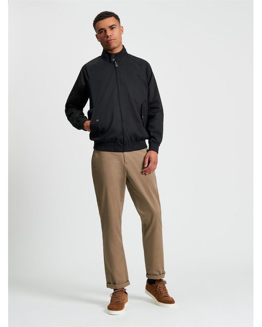 Ben Sherman Black Signature Harrington In for men