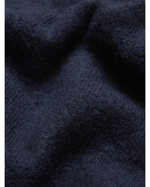 Ben Sherman Blue Boiled Wool Cardigan for men