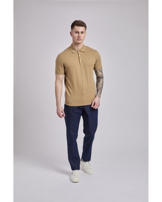 Ben Sherman Blue Short Sleeve Signature Polo for men