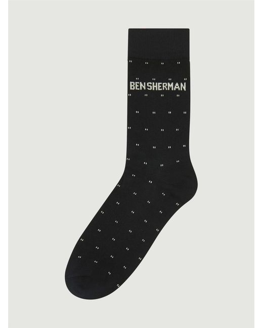 Ben Sherman Black 3 Pack Spot Socks In Assorted for men