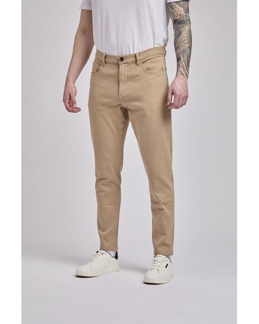 Ben Sherman Natural 5 Pocket Twill Trousers In for men