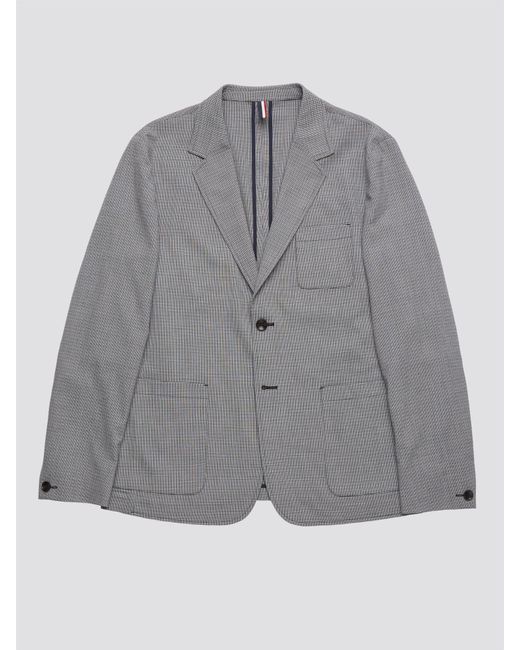 Ben Sherman Gray Black Check Suit for men