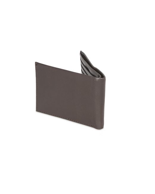 Ben Sherman Gray Boxed Slim Leather Classic Wallet In for men