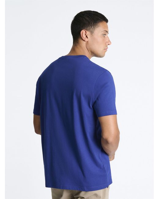Ben Sherman Sound Waves Record Tee In Persian Blue for men