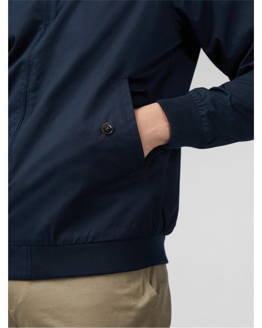 Ben Sherman Blue Signature Harrington Jacket for men