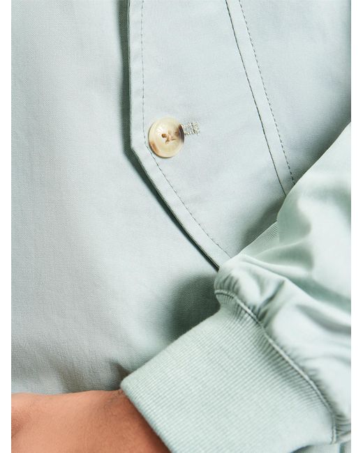 Ben Sherman Gray Signature Harrington In Sage for men