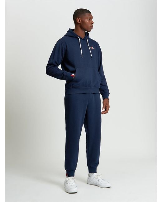 Ben Sherman Blue Core Hoodie In Dark Navy for men