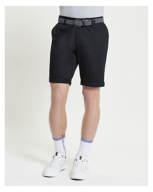 Ben Sherman Blue Signature Chino Shorts for men