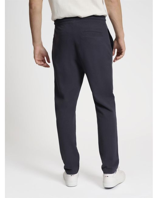 Ben Sherman White Pique Jogger In Midnight for men
