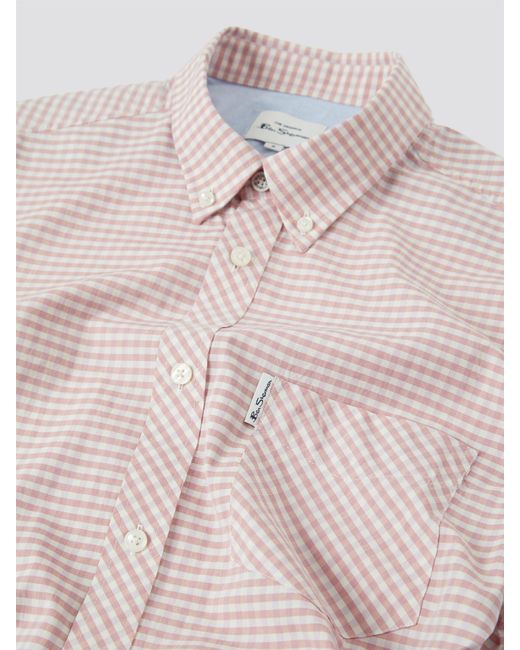 Ben Sherman Multicolor Signature Short Sleeve Gingham Shirt for men
