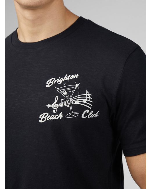 Ben Sherman Black Brighton Beach Club for men