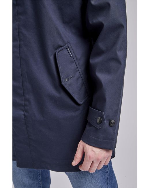 Ben Sherman Blue Bonded Mac In for men
