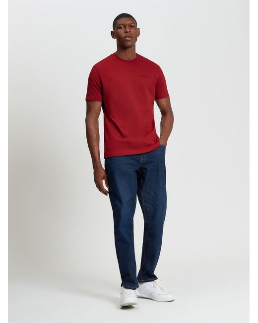 Ben Sherman Embroidered Logo Tee In for men