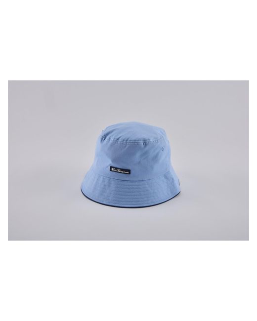 Ben Sherman Blue Roche Bucket Hat for men