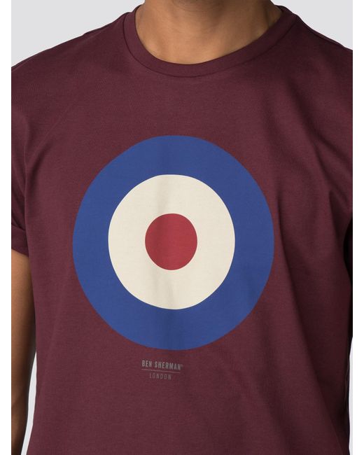Ben Sherman Mens Square Target Graphic Tee