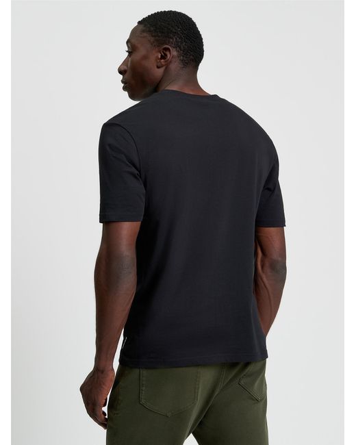 Ben Sherman Hidden Ace Tee In Black for men