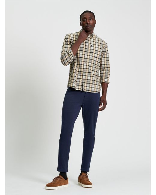 Ben Sherman Blue Multicolour Oxford Check Shirt In for men