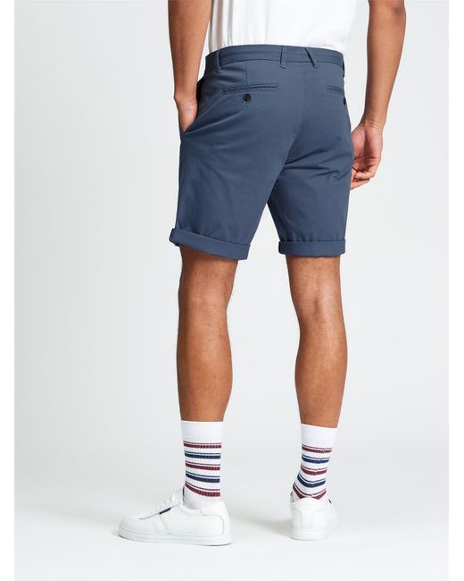 Ben Sherman White Signature Chino Short In Indigo for men